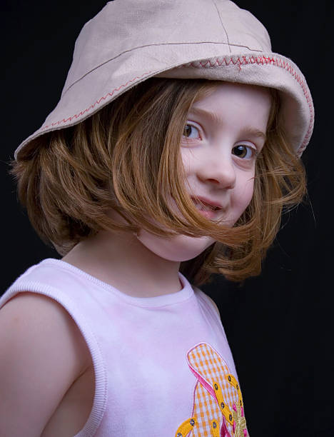 istock Cute girl in hat 92109196