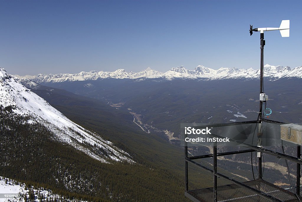 Anemómetro de paleta de viento - Foto de stock de Aire libre libre de derechos