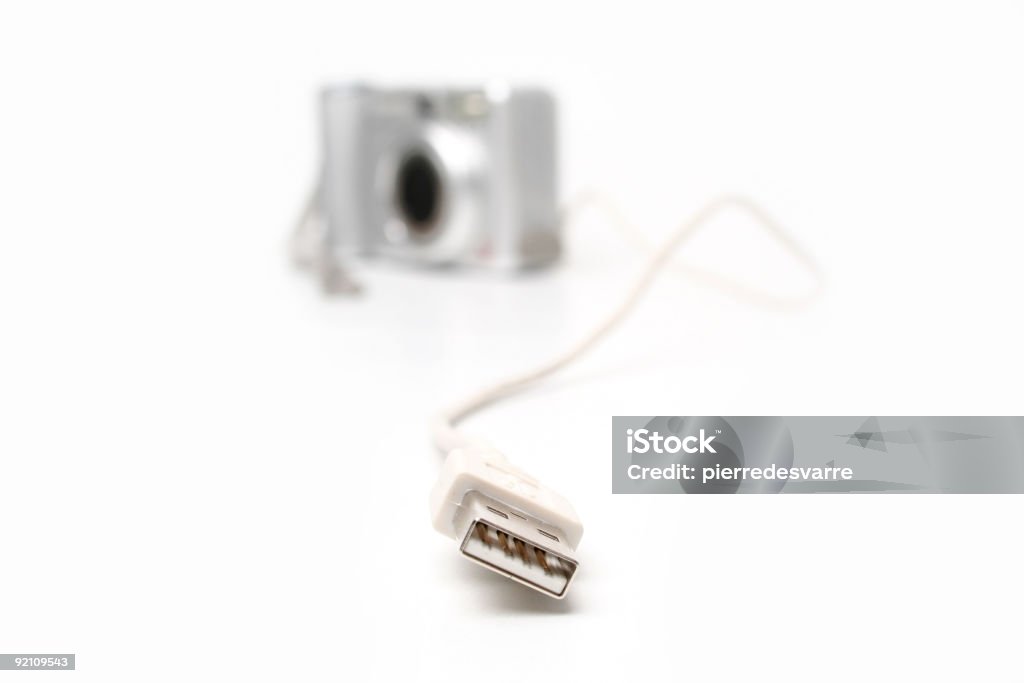 Connecting through USB  At The Edge Of Stock Photo