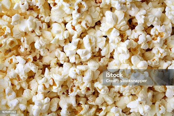 Popcorn Stock Photo - Download Image Now - Color Image, Corn, Deflated