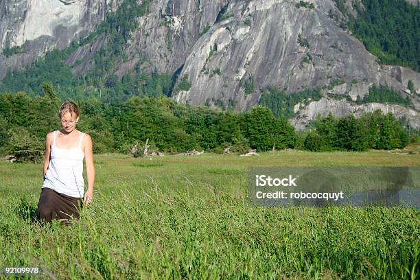 Blissful Walk In The Park Stock Photo - Download Image Now - Adult, Adults Only, Agricultural Field