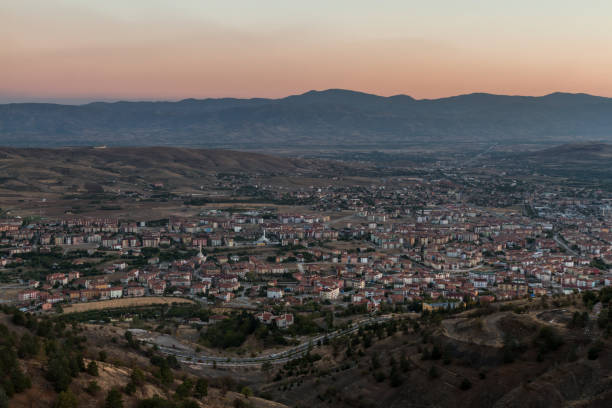 istock Dramatic Scenery of the Elazig City at Sunset 921101546