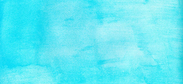 istock Web banner Marine or navy blue watercolor gradient fill background. Watercolour stains. Abstract painted template with paper texture. 921101850