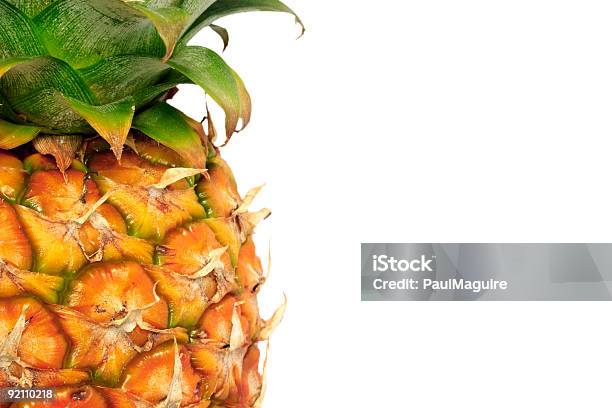 Pineapple On White Stock Photo - Download Image Now - Antioxidant, Caribbean Culture, Citrus Fruit