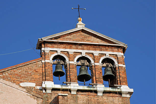 Venetian Igreja Sinos - fotografia de stock