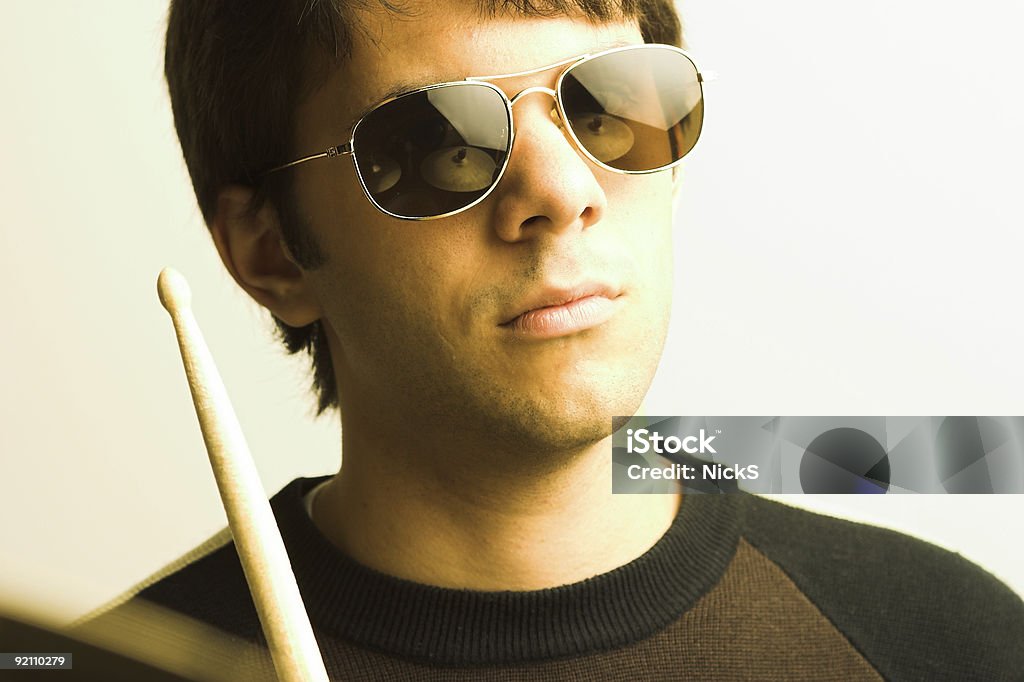Schlagzeuger - Lizenzfrei Farbbild Stock-Foto