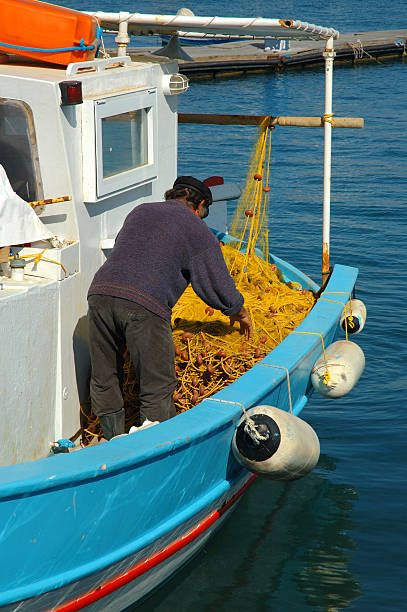Local fisherman stock photo