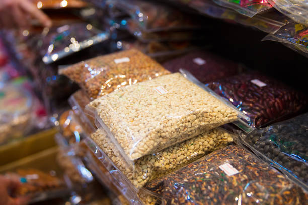 istock Packed Beans And Nuts For Sale At Local Market 921104462