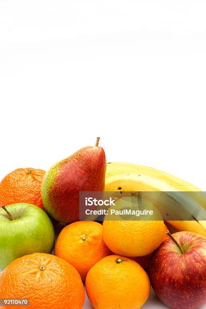 Obst Mit Textfreiraum Stockfoto und mehr Bilder von 5 am Tag - 5 am Tag, Apfel, Banane