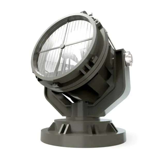 Photo of military antiaircraft searchlight