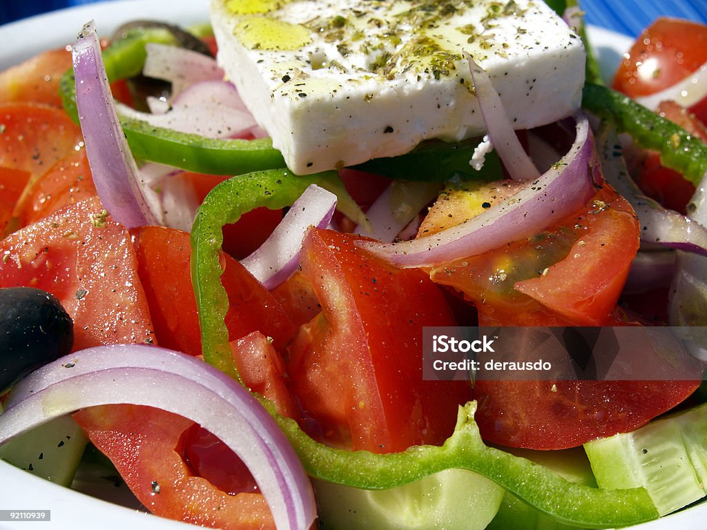 Griechischer Salat - Lizenzfrei Farbbild Stock-Foto