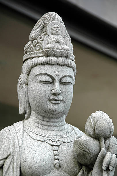 камень буддийские данные - praying figurine people men стоковые фото и изображения