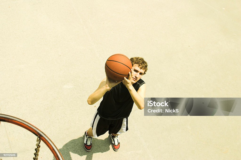 Basketball Player - Lizenzfrei Abgeschiedenheit Stock-Foto