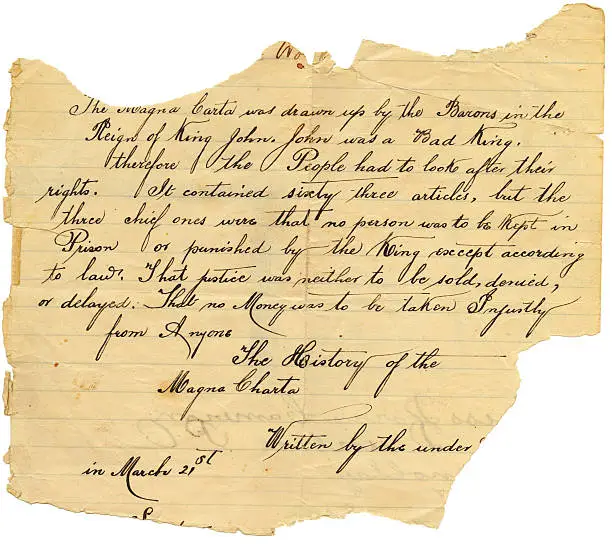 A scan of an old letter written by a long dead relative.