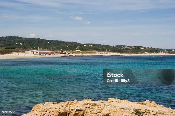 Panorama Golfo De Saint Tropez - Fotografias de stock e mais imagens de Ao Ar Livre - Ao Ar Livre, Apanhar Sol, Areia