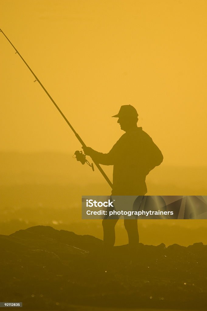 Il pescatore - Foto stock royalty-free di Acqua