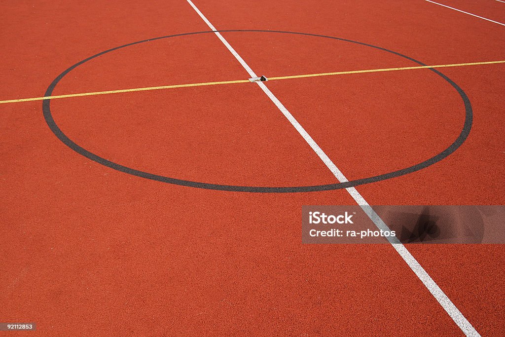 Terrain de basket-ball - Photo de Horizontal libre de droits