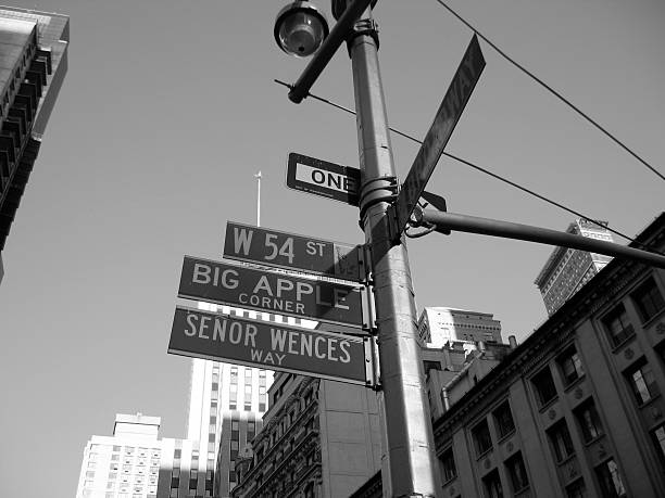 istock west 54th street and broadway, nyc 92113078