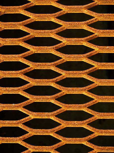 istock Metal Grate Background - Grunge Texture 92113641