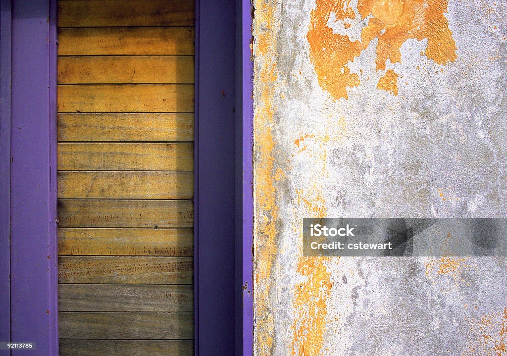 Viola porta dettaglio, Puerto Vallarta - Foto stock royalty-free di Architettura