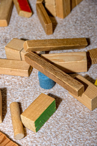 istock Froebel wooden building blocks for children 921141732