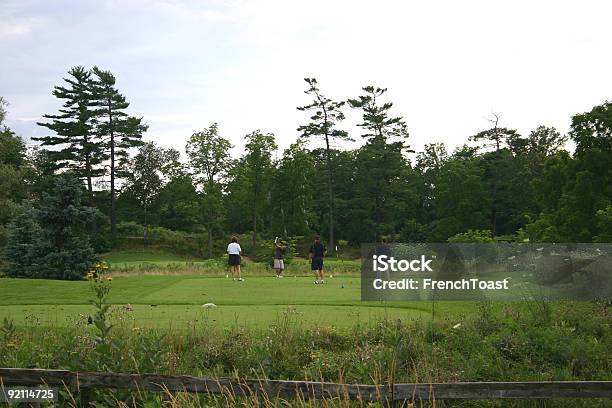 Families That Play Together Stock Photo - Download Image Now - Golf, Men, Tee - Sports Equipment