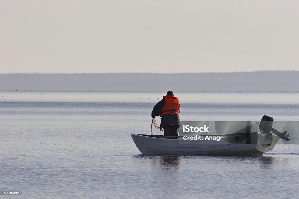 Die Fischer Fisch - Lizenzfrei Abenddämmerung Stock-Foto