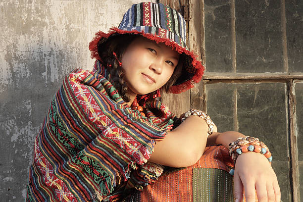 istock Girl with beads and bracelets. 92117955