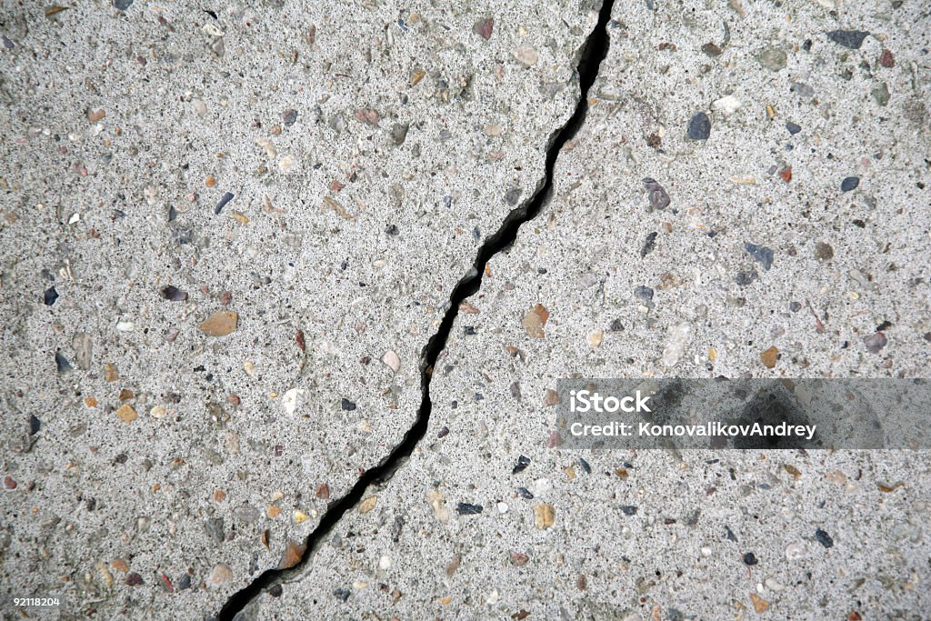 Crack uma parede - Royalty-free Antigo Foto de stock