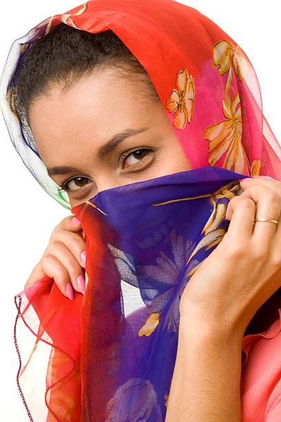 istock beautiful woman in a scarf 92118309