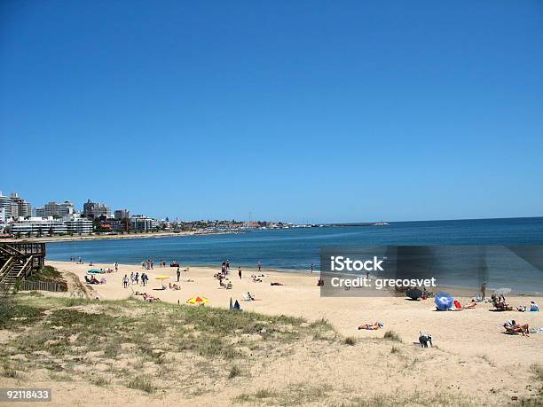 Beach In Punta Del Este Stock Photo - Download Image Now - Beach, Punta Del Este, Blue