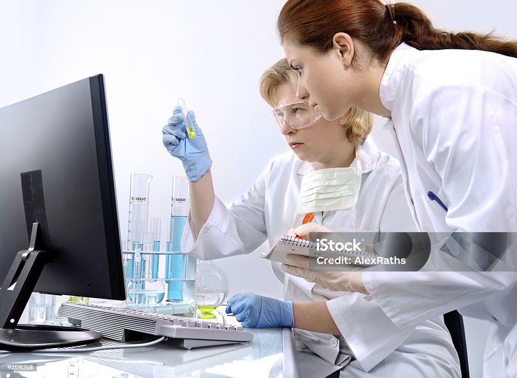 임상병리실 - 로열티 프리 DNA 스톡 사진