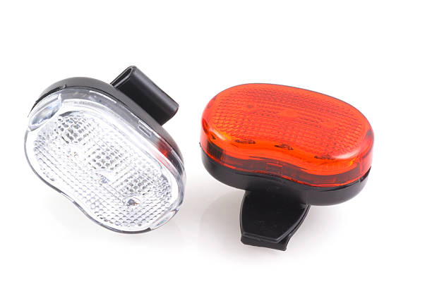 Safety lights.  bicycle light photos stock pictures, royalty-free photos & images
