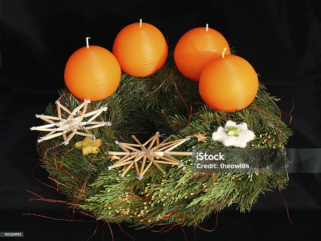 Corona de Navidad - Foto de stock de Adviento libre de derechos