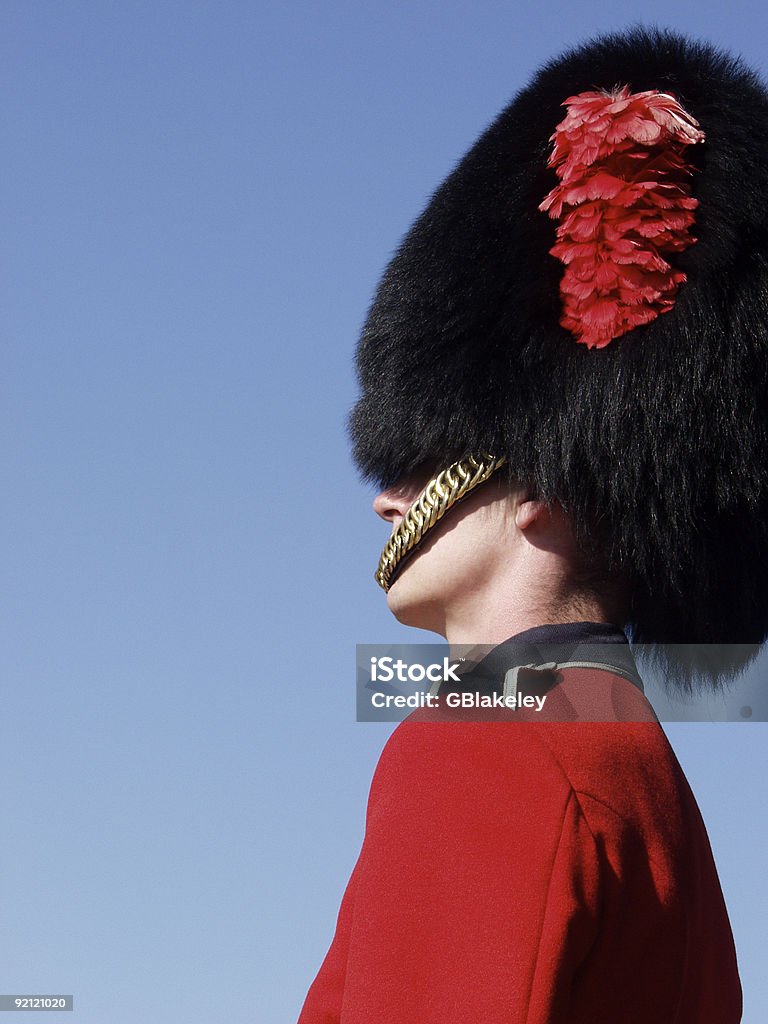 Guardsman an der Zitadelle von Quebec - Lizenzfrei Battaillon Stock-Foto