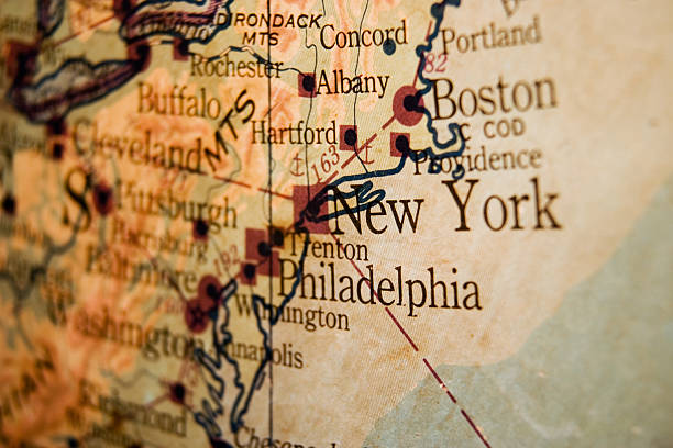 istock Old Map of New York 92121604