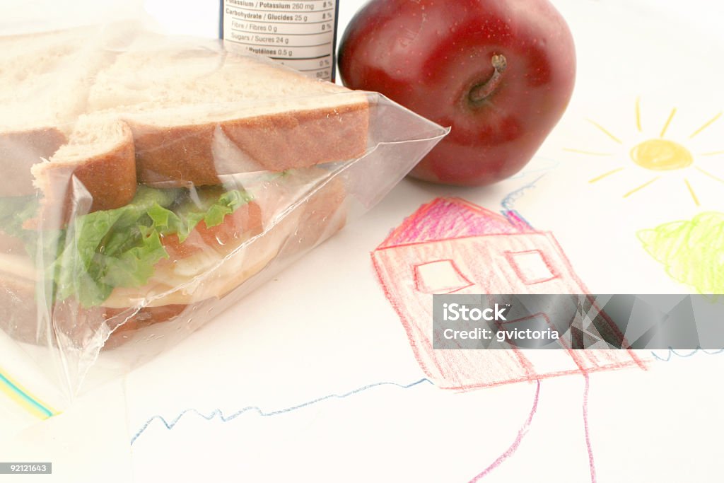 school lunch - Lizenzfrei Apfel Stock-Foto