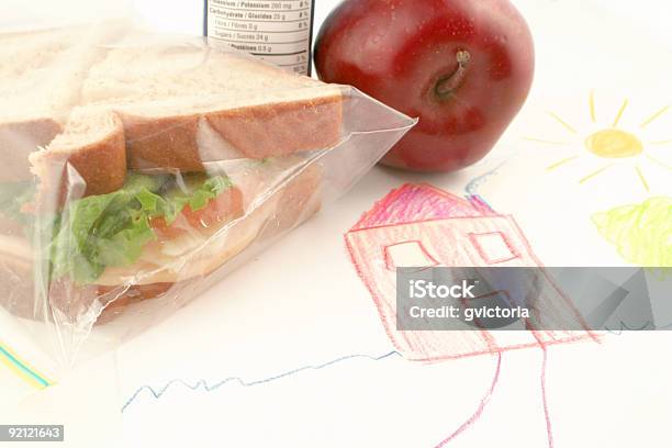 School Lunch Stockfoto und mehr Bilder von Apfel - Apfel, Baum, Bildung