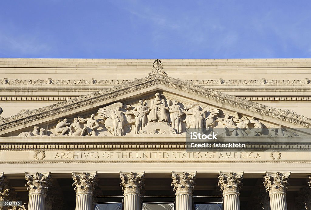 Archivos nacionales, Washington, DC - Foto de stock de Archivos Nacionales - Washington DC libre de derechos