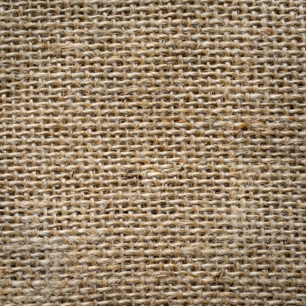 sack textur und muster hintergrund hautnah. - white canvas textured effect close up square stock-fotos und bilder