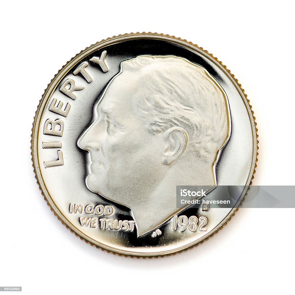 な uncirculated ダイム - 10セント硬貨のロイヤリティフリーストックフォト