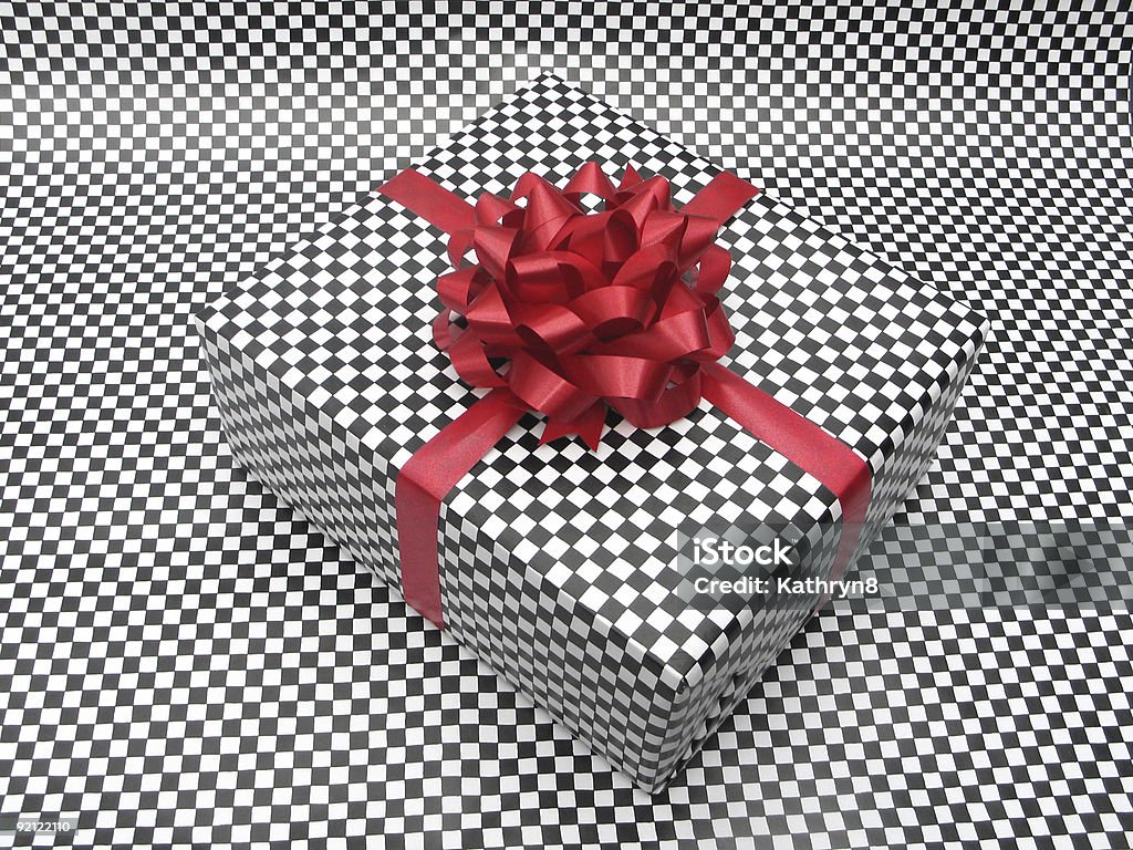 Wrapped Gift  Backgrounds Stock Photo