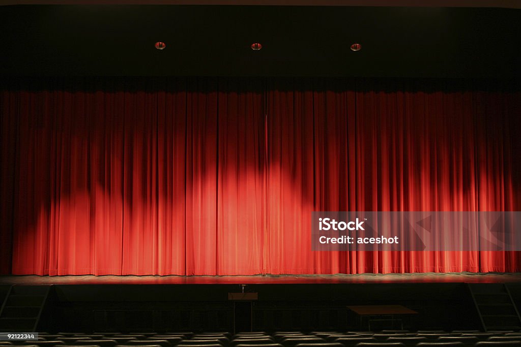 O centro das atenções - Royalty-free Curtain Call Foto de stock
