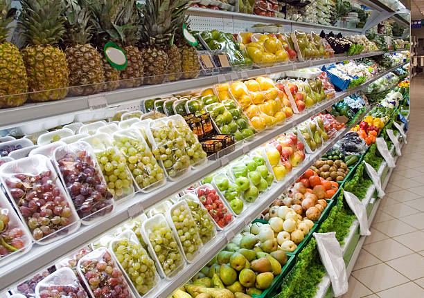 istock Fruit in supermarket, fruit department 92122507
