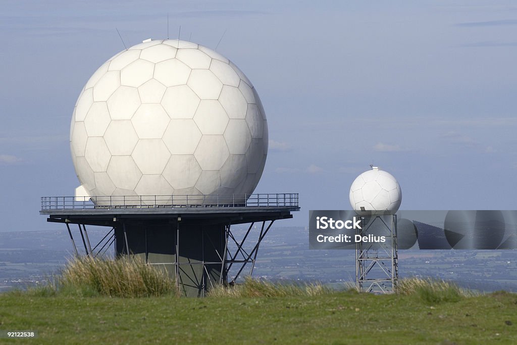Radarowych instalacji - Zbiór zdjęć royalty-free (Kopuła radaru)