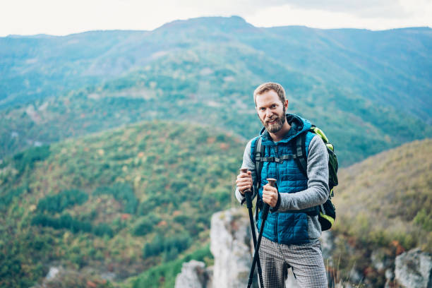 istock Hiker high in the mountain 921225550