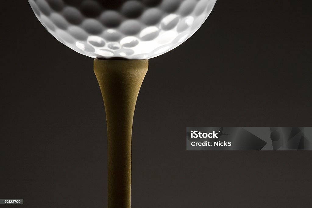 Bola de Golfe no Tee - Royalty-free Golfe Foto de stock