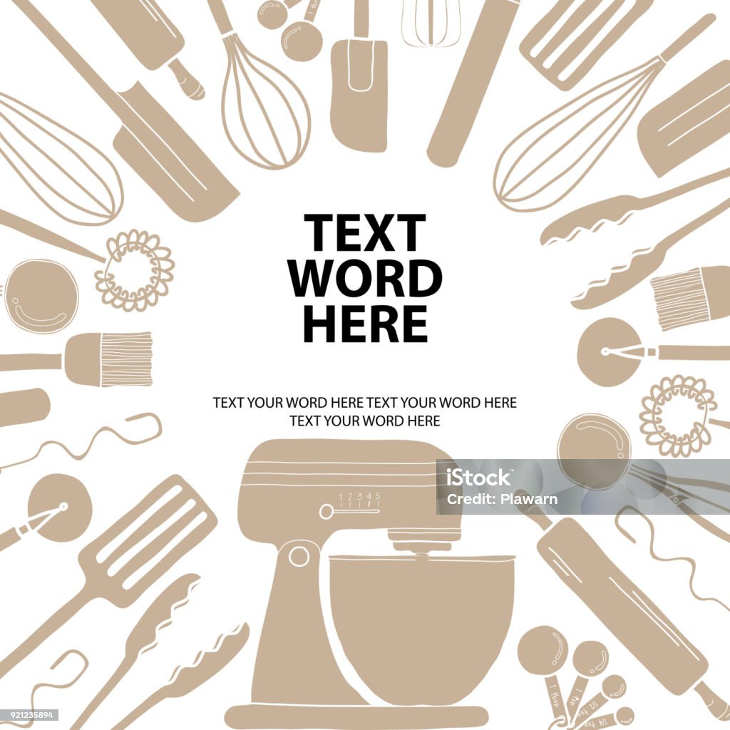 Poster design for cooking or baking in simple style with space for text your word. Background template for advertisement or cover. Poster design for cooking or baking in simple style with space for text your word. Background template for advertisement or cover. Black text surrounding by silhouette baking tools. Rolling Pin stock vector Poster design for cooking or baking in simple style with space for text your word. Background template for advertisement or cover. Poster design for cooking or baking in simple style with space for text your word. Background template for advertisement or cover. Black text surrounding by silhouette baking tools. Rolling Pin stock vector