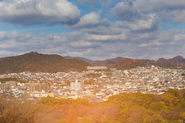 istock Cityscape crowded residence area mountain around 921235906