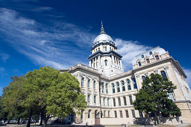 State Capitol of Illinois  springfield illinois stock pictures, royalty-free photos & images